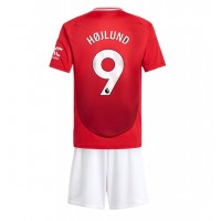 Manchester United Rasmus Hojlund #9 Replica Home Minikit 2024-25 Short Sleeve (+ pants)